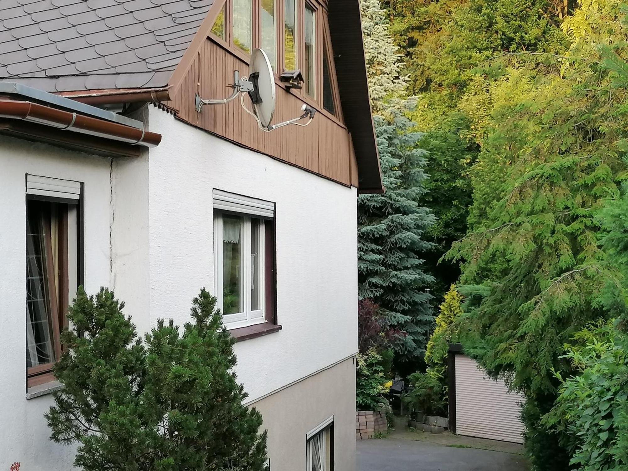 Ferienwohnung Haus Am Waldrand Freital Exterior foto